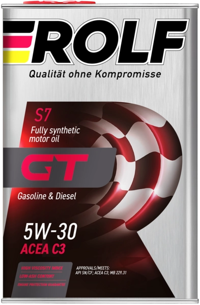 ROLF GT 5W-30 (SN/CF | C3) синт 4л