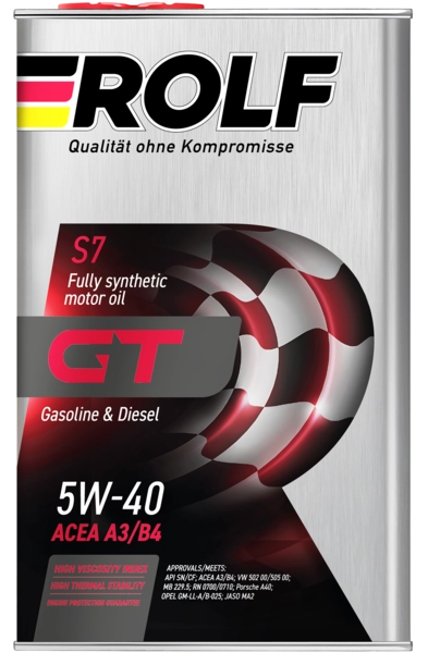 ROLF GT 5W-40 (SN/CF | A3/B4) синт 1л