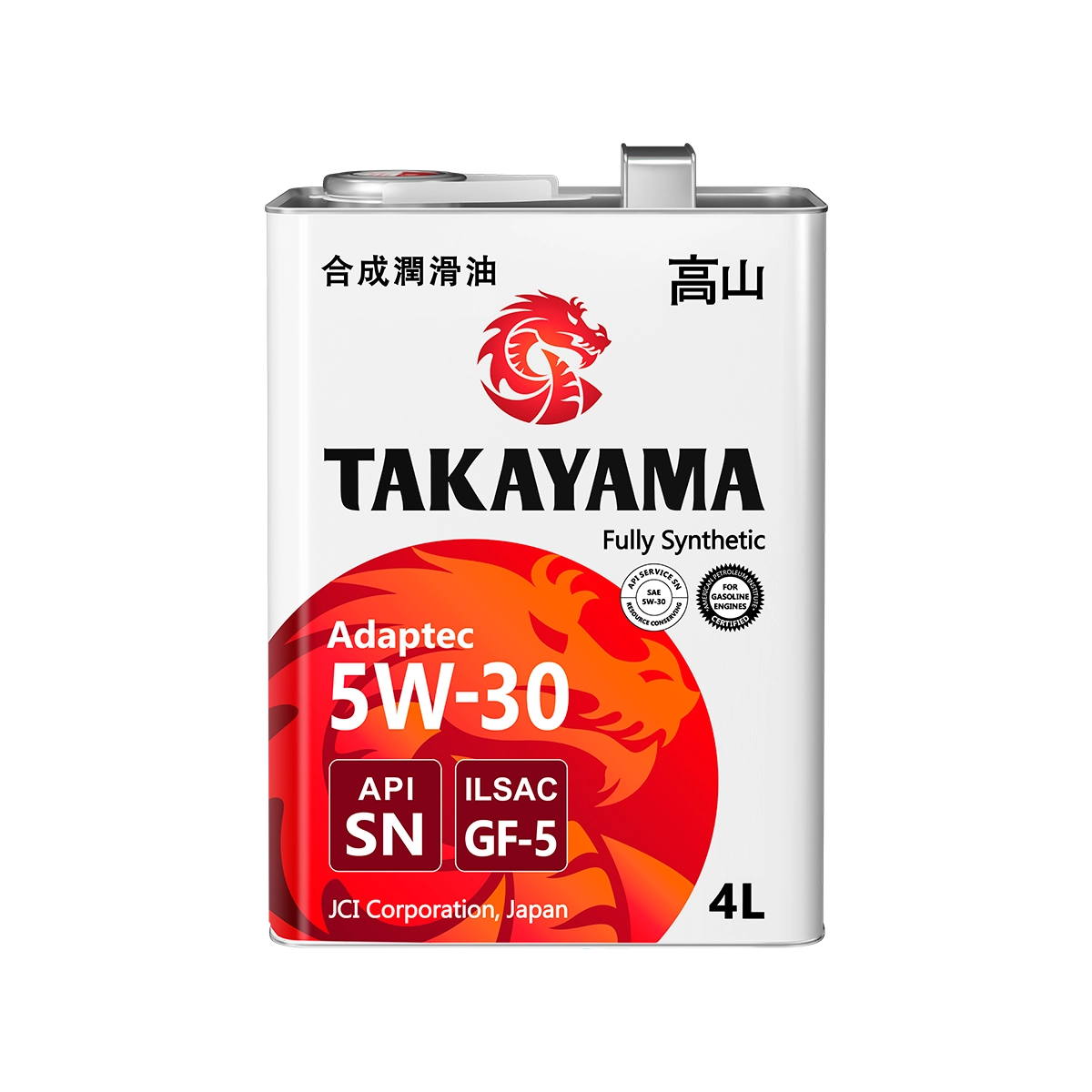 TAKAYAMA Adaptec 5W-30 (SN | GF-5) синт 4л