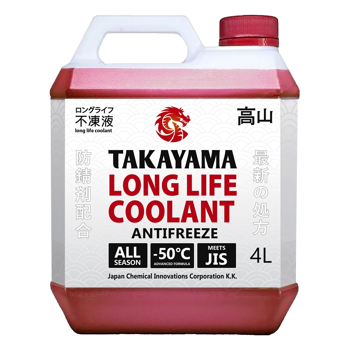 Антифриз TAKAYAMA Long Life Coolant RED -50*С 4л