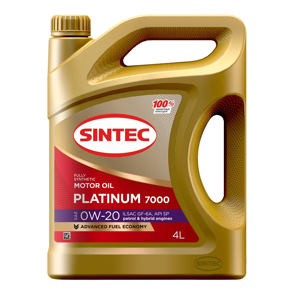 SINTEC Platinum 7000 0W-20 (SP | GF-6A) синт 4л