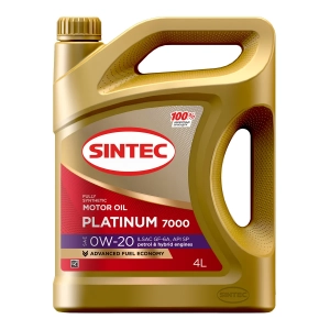 SINTEC Platinum 7000 0W-20 (SP | GF-6A) синт 4л