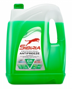 Антифриз Siberia G11 -40*С (зеленый) 10кг