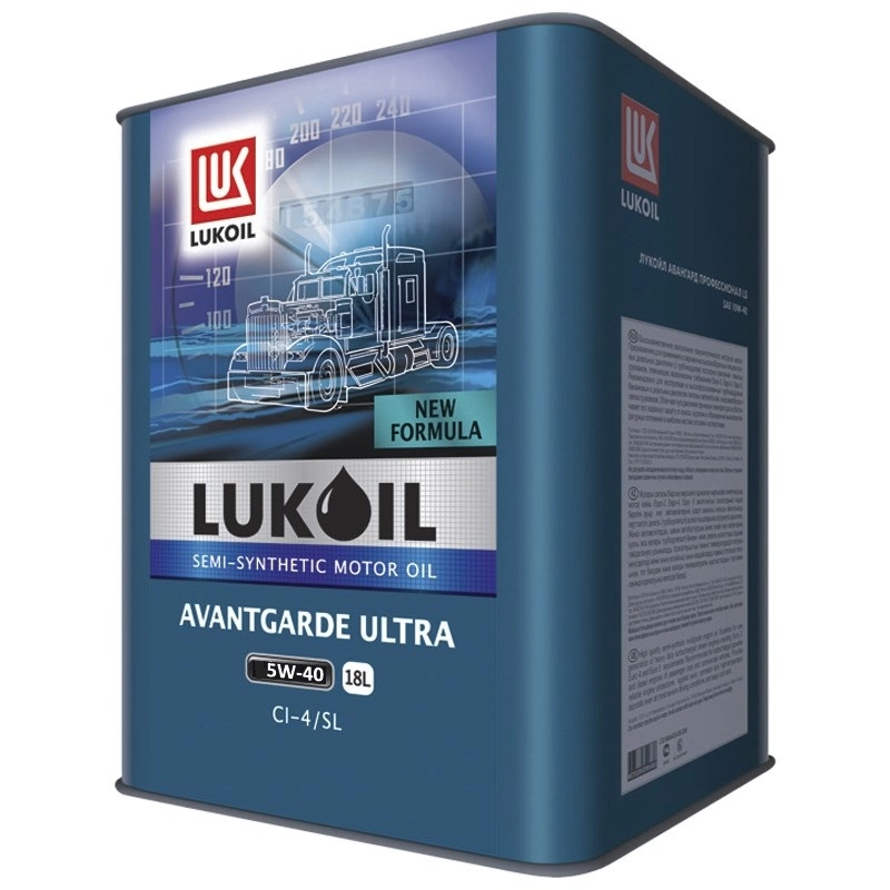 ЛУКОЙЛ Авангард Ультра 5W-40 (CI-4/SL | E7 | 228.3 | VDS-3) п/синт 18л