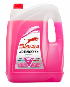 Антифриз Siberia G12+ -40*С (красный) 10кг