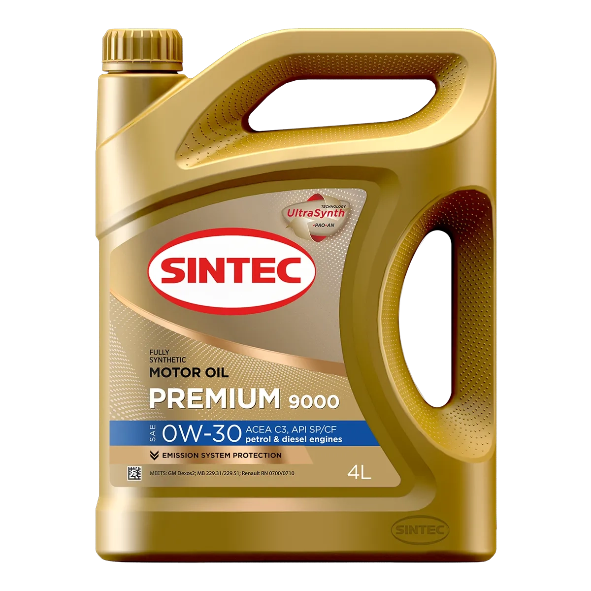 SINTEC Premium 9000 0W-30 (SP/CF | C3) синт 4л