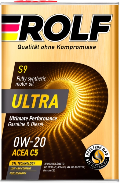 ROLF ULTRA 0W-20 (SN_Plus | C5) PAO синт 4л