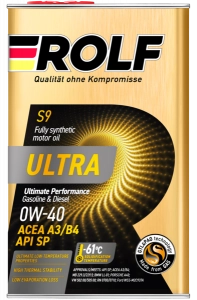 ROLF ULTRA 0W-40 (SN/CF | A3/B4) PAO синт 1л