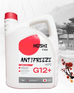 Антифриз HOSHI Red G12+ -40*С (красный) 5кг