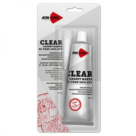 AIM-ONE Герметик прокладка ПРОЗРАЧНЫЙ 85г