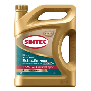 SINTEC ExtraLife 7000 5W-40 (SN/CF | A3/B4) синт 4л