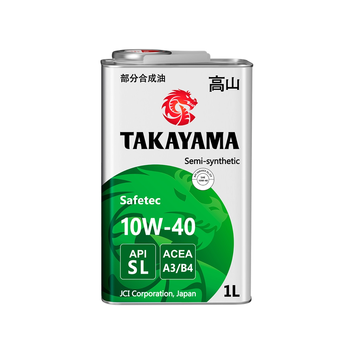 TAKAYAMA Safetec 10W-40 (SL | A3/B4) п/синт 1л
