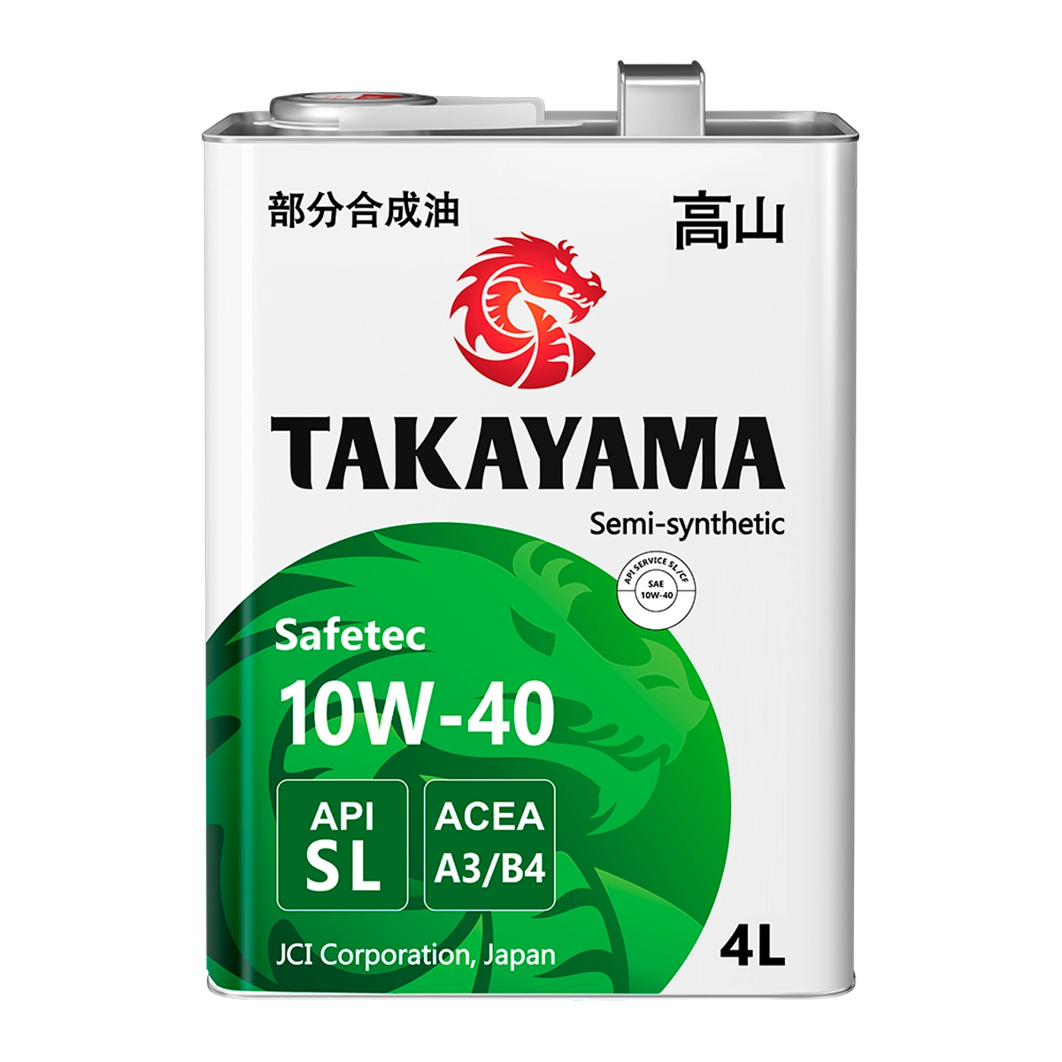 TAKAYAMA Safetec 10W-40 (SL | A3/B4) п/синт 4л