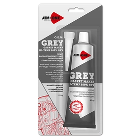AIM-ONE Герметик прокладка СЕРЫЙ 85г