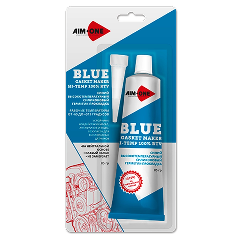 AIM-ONE Герметик прокладка СИНИЙ 85г