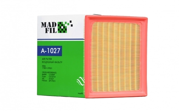Ф/в MADFIL A-1027 (TOYOTA 17801-37021)