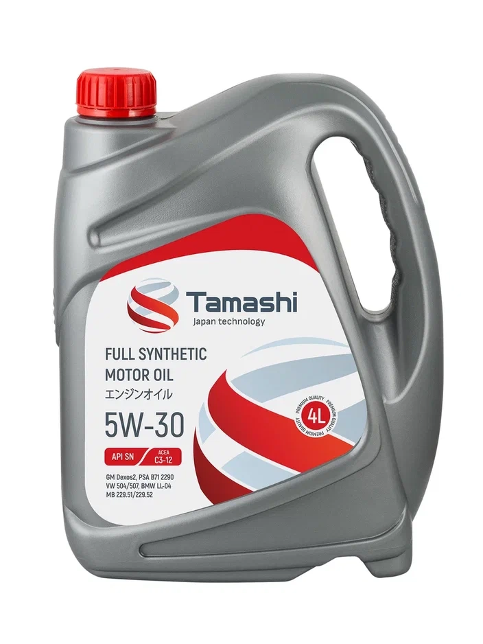 TAMASHI 5W-30 (SN | C3 | 504/507) PAO синт 4л