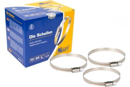 Хомут KRAFT 70-90мм 25шт