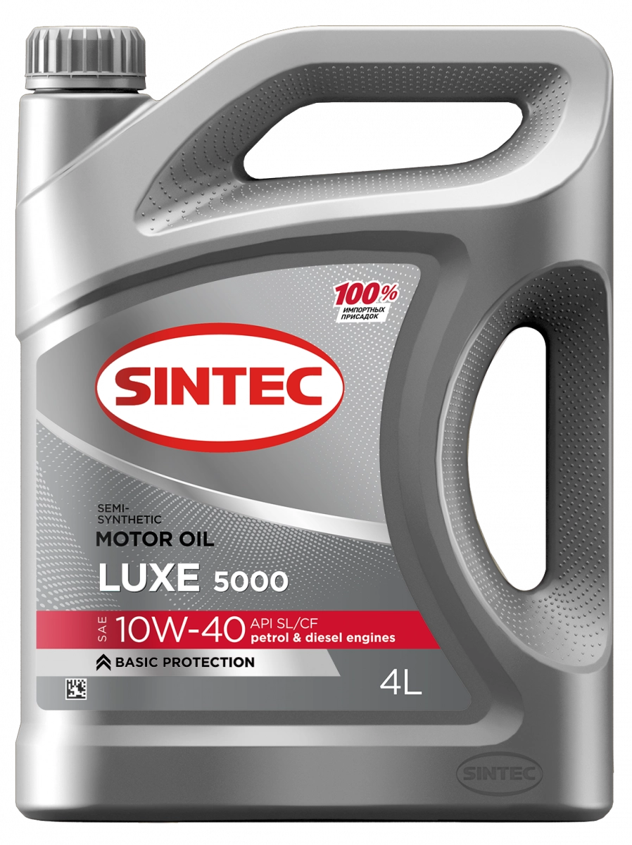 SINTEC Luxe 5000 10W-40 (SL/CF) п/синт 4л