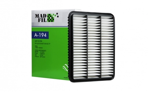 Ф/в MADFIL A-194 (TOYOTA 17801-50040)