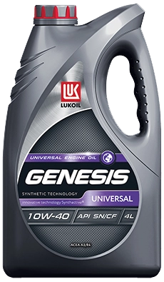 ЛУКОЙЛ Genesis Universal 10W-40 (SN/CF | A3/B4 | 502/505 | 229.3) п/синт 4л