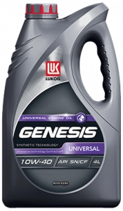 ЛУКОЙЛ Genesis Universal 10W-40 (SN/CF | A3/B4 | 502/505 | 229.3) п/синт 4л