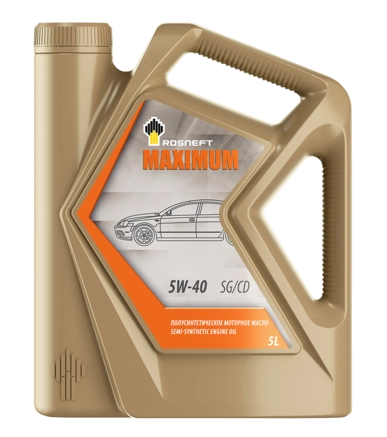 Rosneft Maximum 5W-40 (SG/CD) п/синт 5л