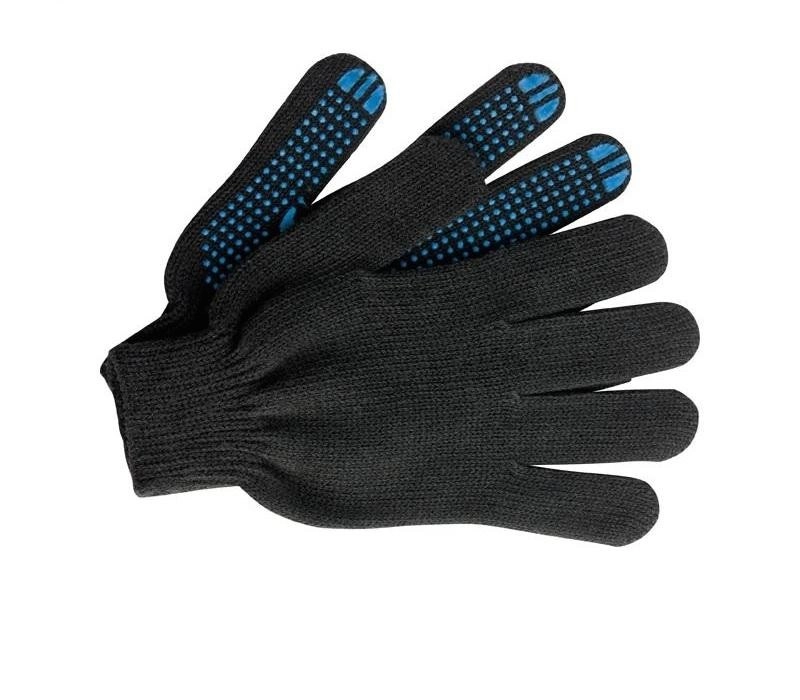 Перчатки ПВХ 4 нити 10 класс черные ДЕШЕВЫЕ 10 пар