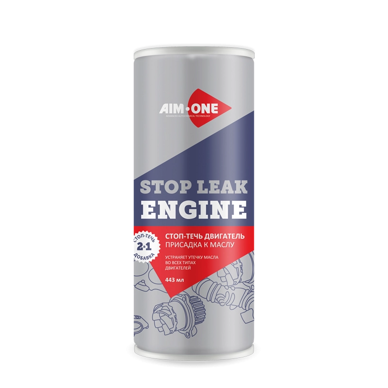 AIM-ONE Стоп-течь двигатель 443мл