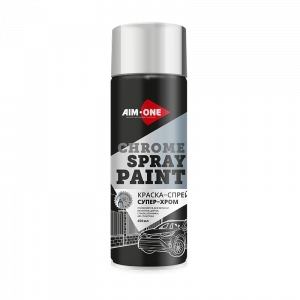 AIM-ONE Краска-спрей СУПЕР ХРОМ 450мл