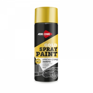 AIM-ONE Краска-спрей ЗОЛОТО 450мл