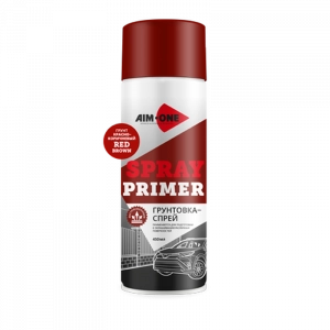 AIM-ONE Грунтовка-спрей КРАСНО-КОРИЧНЕВАЯ (аэроз) 450мл