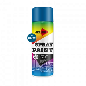 AIM-ONE Краска-спрей ГОЛУБАЯ 450мл