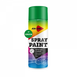 AIM-ONE Краска-спрей ЗЕЛЕНАЯ 450мл