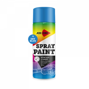 AIM-ONE Краска-спрей СИНЯЯ 450мл