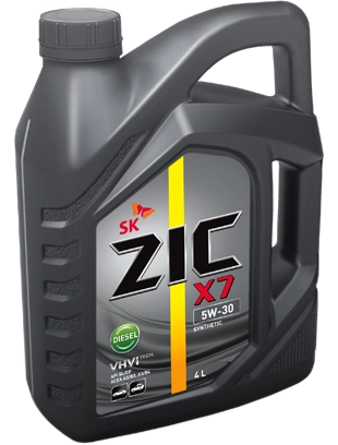 ZIC X7 Diesel 5W-30 (CF/SL | A3/B4 | 502/505 | GM-LL-A-025) синт 4л