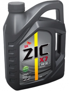 ZIC X7 Diesel 5W-30 (CF/SL | A3/B4 | 502/505 | GM-LL-A-025) синт 4л