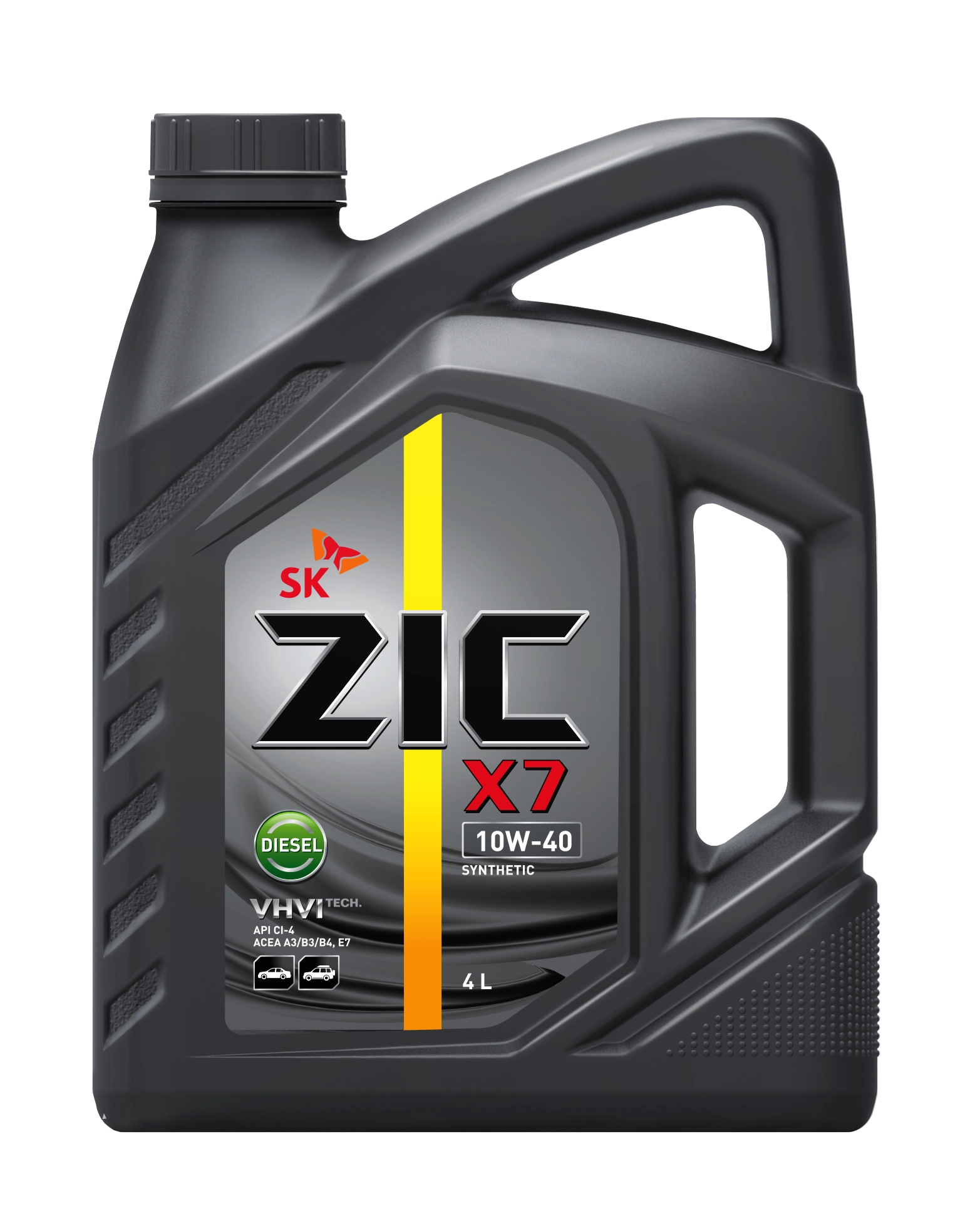 ZIC X7 Diesel 10W-40 (CI-4/SL | E7 | 228.3) синт 4л